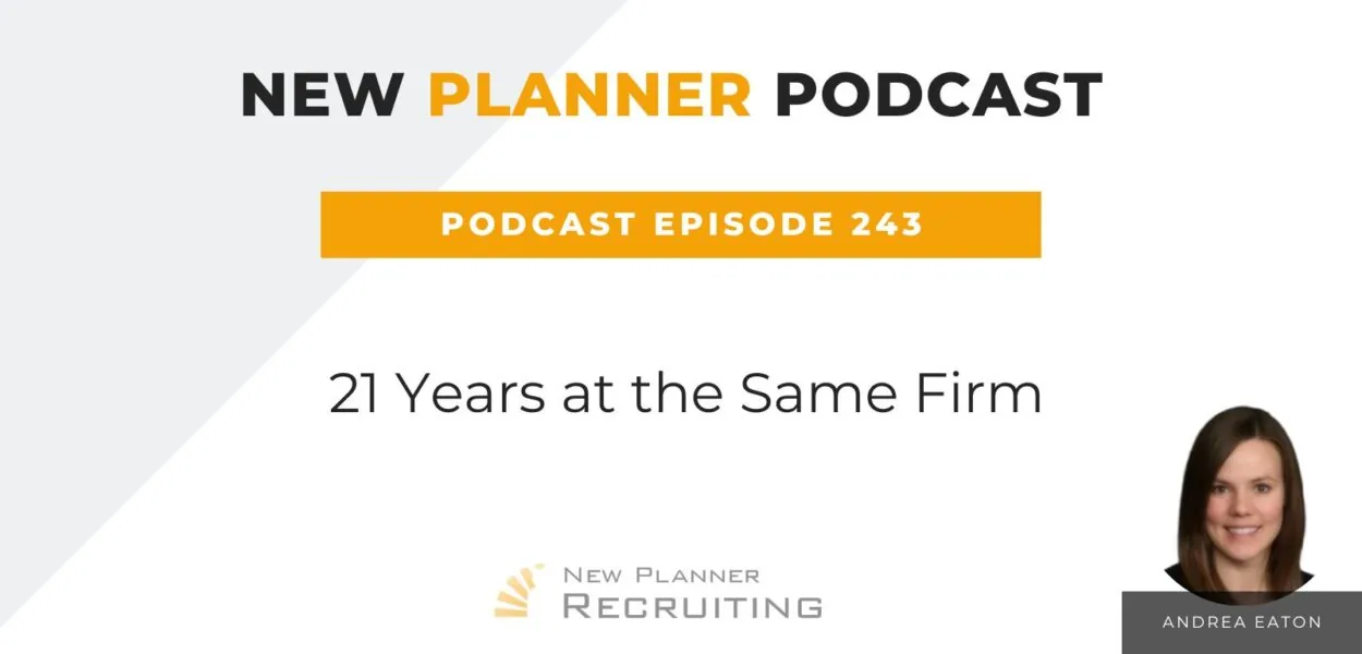 Ep #243: 21 Years at the Same Firm with Andrea Eaton